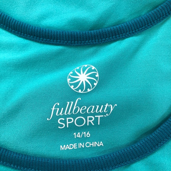 Full Beauty Sport Tank Tops 1-Maroon 1-Teal  14/16 - Picture 12 of 14